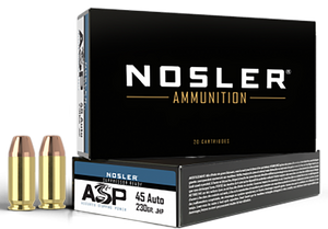 Nosler Match Grade 45 Acp Hollow Point Jacketed 230 Grain 50 Rounds