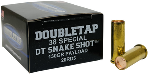 DoubleTap Ammunition 38SPSS2 Snake Shot  38Special 130gr 20 Rounds