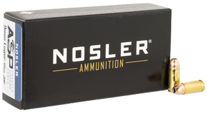 Nosler Match Grade 9mm Luger Hollow Point Jacketed 115 Grain 50 Rounds