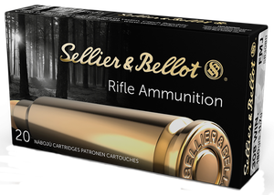 Sellier & Bellot SB308B 308 Winchester Full Metal Jacket 180 Grain 20 Rounds