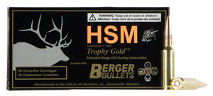 Hsm Trophy Gold, 6.5 Creedmoor, Berger Hunting VLD Match, 130 Grain, 20 Rounds