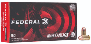 Federal, American Eagle, 380 ACP, Full Metal Jacket, 95 Grain, 50 Rounds