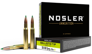 Nosler Ballistic Tip Rifle Ammunition 30-06 SPRG 125 gr. BT SP 20 rd.