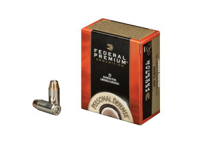Federal Premium Personal Defense Pistol Ammo 40 S&W 165 gr. Hydra-Shok JHP 20 rd.