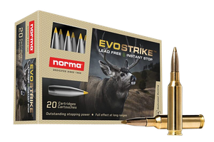 Norma Ammunition 20166482 Dedicated Hunting Evostrike 6.5Creedmoor 93gr Polymer Tip Boat Tail 20 Rounds
