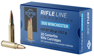 Prvi Partisan Standard .308 Winchester Soft Point Boat Tail 165 Grain 20 Rounds