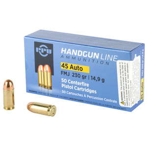Prvi Partisan PPH45F 45 ACP Full Metal Jacket 230 Grain 50 Rounds