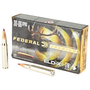 Federal Premium ELDX 30-06 Springfield Polymer Tip 178 Grain 20 Rounds