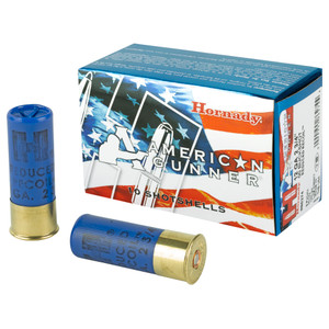 Hornady American Gunner Shotgun Ammo 12 ga. 2.75 in. 1 oz. 00 Shot Reduced Recoil 10 rd