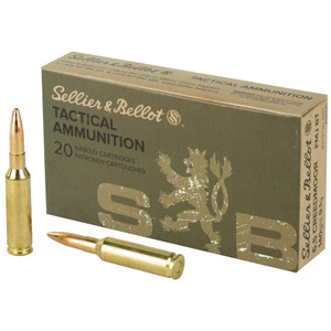 Sellier Bellot 6.5 Creedmoor Full Metal Jacket Boat Tail 140 Grain 20 Rounds