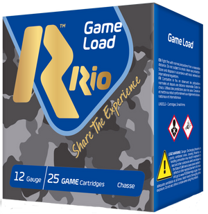 Rio Ammunition SG3275 Game Load Super Game High Velocity 12Gauge 2.75" 1 1/8oz 7.5Shot 25 Rounds