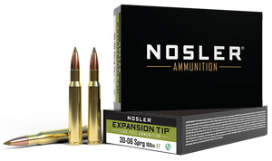 Nosler E-tip 30-06 Springfield Expansion Tip 168 Grain 20 Rounds