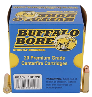 Buffalo Bore Ammunition 19D20 Heavy Strictly Business 357Mag 125gr Jacket Hollow Point 20 Rounds