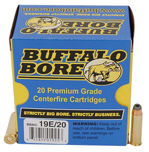 Buffalo Bore Ammunition 19E20 Tactical Strictly Business 357Mag 158gr Jacketed Hollow Point 20 Rounds