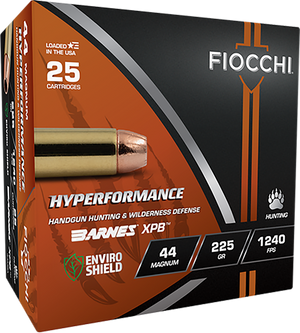 Fiocchi 44MBA Hyperformance  44Mag 225gr XPB 25 Rounds