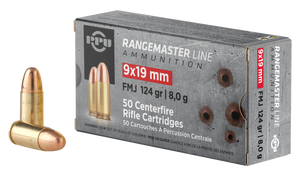 Prvi Partisan PPRM9 9mm Luger Full Metal Jacket 124 Grain 50 Rounds