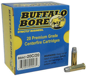 Buffalo Bore Ammunition 20C20 Standard Pressure Strictly Business 38Special 158gr Lead Semi Wad Cutter Hollow Point 20 Rounds