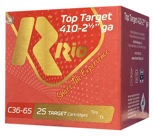 Rio Ammunition RC3675 Top Target  410 Gauge 2.50" 1/2 oz 7.5 Shot 25 Rounds