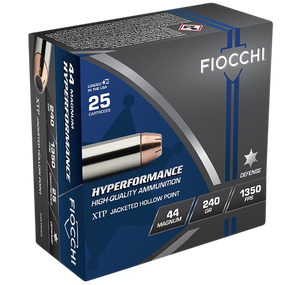 Fiocchi Hyperformance Defense Pistol Ammo 44 Mag. 240 gr. XTPHP 25 rd.