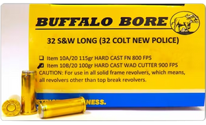 Buffalo Bore Ammunition 45230FMJ20 Personal Defense Strictly Business 45ACP +P 230gr Full Metal Jacket Flat Nose 20 Rounds