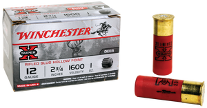 Winchester Super-X Rifled Slug Hollow Point 12 ga. 2.75 in. 1 oz. Hollow Point Slug 15 rd.