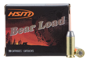 Hsm Bear Load 10mm Auto Lead Round Nose Flat Point 200 Grain 20 Rounds