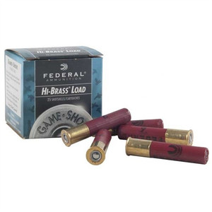 Federal Game-Shok Hi-Brass Load 410 Bore Lead Shot 7.5 Grain 25 Rounds