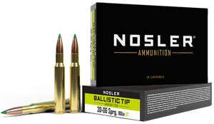 Nosler Ballistic Tip Rifle Ammunition 30-06 SPRG 180 gr. BT SP 20 rd.