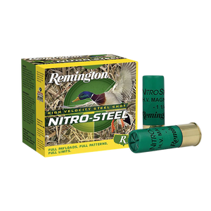 Remington Nitro Steel High Velocity Magnum Loads 12 ga. 3 in. 1 3/8 oz. 4 Shot 1300 FPS 25 rd.