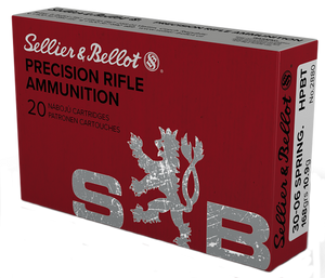 Sellier & Bellot SB3006D 30-06 Springfield Hollow Point Boat Tail 168 Grain 20 Rounds