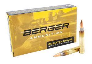 Berger Bullets 23030 Tactical Rifle 223Rem 77gr Open Tip Match 20 Rounds