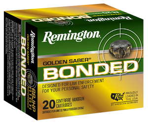 Remington Golden Saber Bonded 10mm Handgun Ammo 180 Grain 20 Rounds