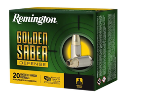 Remington Golden Saber Defense 10mm Auto Jacketed Hollow Point 180 Grain 20 Rounds