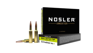 Nosler Ballistic Tip Rifle Ammunition 6.5mm Creedmoor 140 gr. BT SP 20 rd.