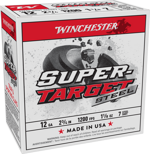 Winchester USA Super Target Steel Load 12 ga. 2.75 in. 1 1/8 oz. 7 Shot 25 rd.