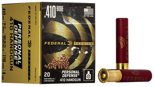 Federal Premium Personal Defense 410 Gauge 4 Shot 7/16 Ounce 20 Rounds