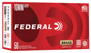 Federal Champion Training 10mm Auto Full Metal Jacket 180 Grain 50 Rounds