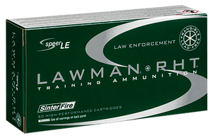 Speer, Lawman Training RHT, 40 S&W, SinterFire frangible, 125 Grain, 50 Rounds