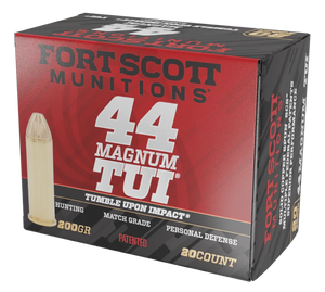 Fort Scott Munitions Pistol Ammo 44 Mag. 200 gr. TUI 20 rd.