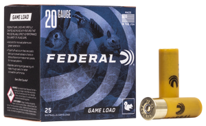Federal Game-Shok Upland Load 20 Gauge 2.75 in. 7/8 oz. 8 Shot 25 rd.