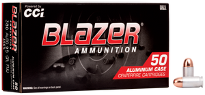 CCI Blazer Pistol Ammo 380 ACP 95 gr. Total Metal Jacket 50 rd.