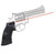 Crimson Trace LG-308 Lasergrips Black Red Laser for Smith and Wesson K and L Frames Round Butt