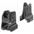 Daniel Defense 1908809116 AR-15 Iron Sight Set  Black Hardcoat Anodized Fixed Front & Rear Sight - 1908809116 - 815604010870