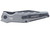 Kershaw 7900GRYBLK Launch 7 3.75" Folding Clip Point Drop Point Plain Black DLC CPM 154 SS Blade Gray Anodized Aluminum Handle Includes Pocket Clip - 7900GRYBLK - 087171048574