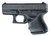 Hogue 18600 HandAll Beavertail Grip Sleeve Compatible w/ Glock 26/27 Black Textured Rubber