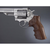 Hogue 80300 Fancy Hardwood  Brown Pau Ferro Hardwood with Finger Grooves for Ruger GP100, Super Redhawk