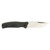 Camillus 19232 Western Black River 3.75" Fixed Drop Point Plain Satin 420 Steel Titanium Bonded Blade, Black Rubber Handle, Includes Sheath - 19232 - 016162192323