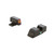 AmeriGlo i-Dot Tritium Night Sight FN High Power Green Orange Matte - FN-201 - 644406913535