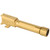 True Precision Hellcat 9mm Threaded Barrel Gold TiN 416R Stainless Steel Springfield - TPSHCBXTG - 719104539469