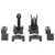 Griffin Armament Griffin M2 Sights Deploy Kit Picatinny Modular Base 12 Oclock